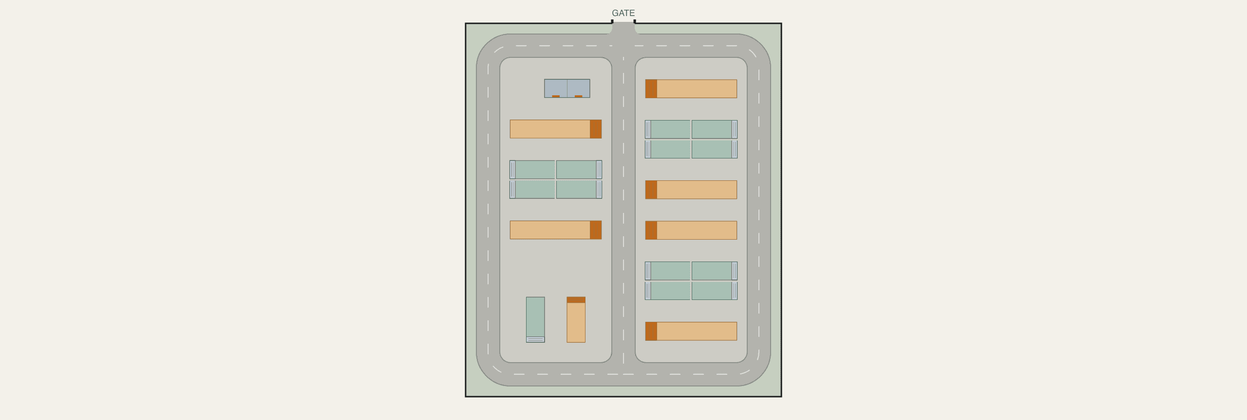 10 MW BESS site layout