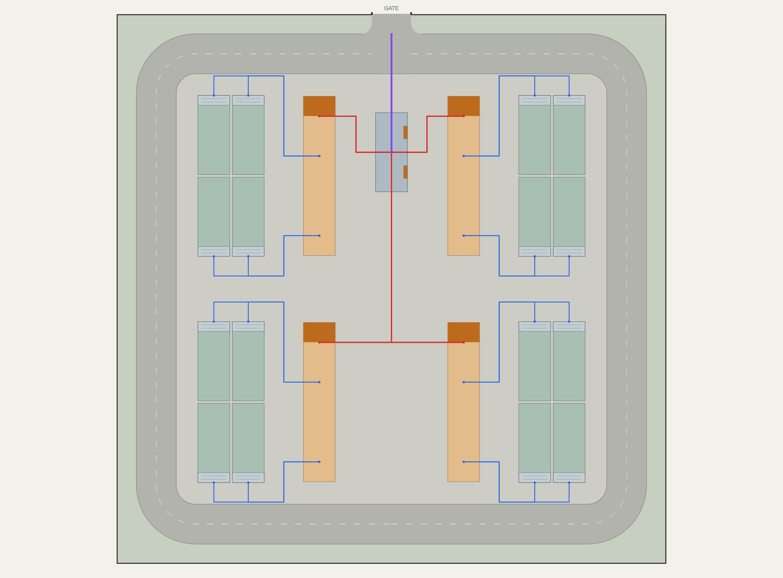 25 MW BESS site layout