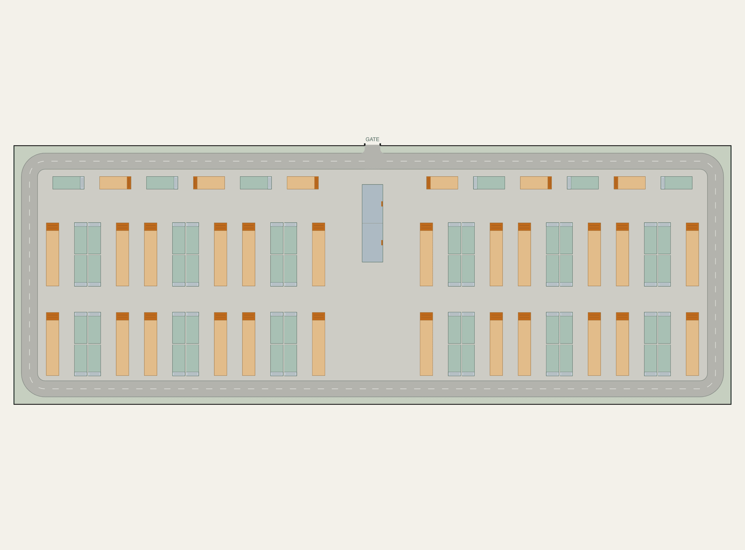400 MW BESS site layout