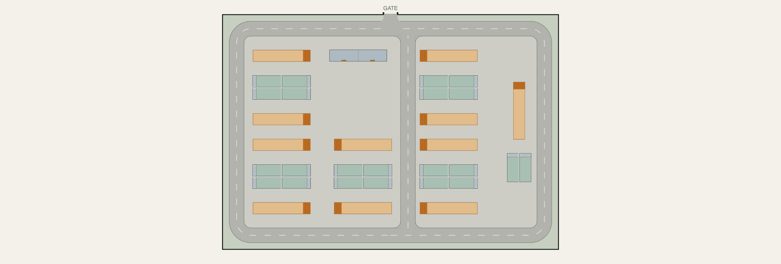 50 MW BESS site layout